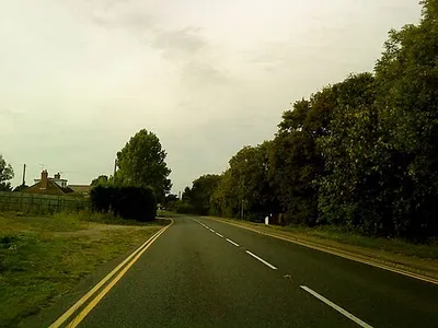 Country road in Wickhamford