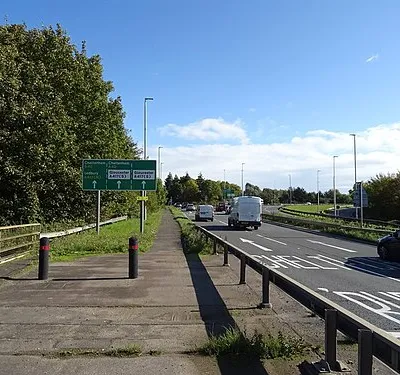 A40 towards Cheltenham
