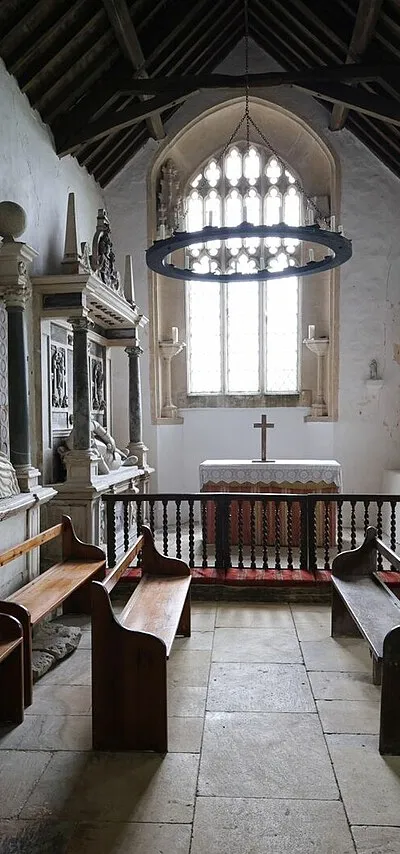 Chancel wide view