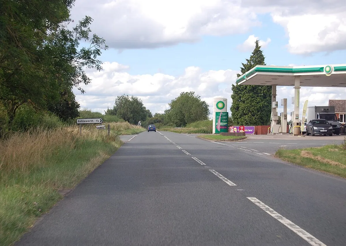 A417 and Filling Station