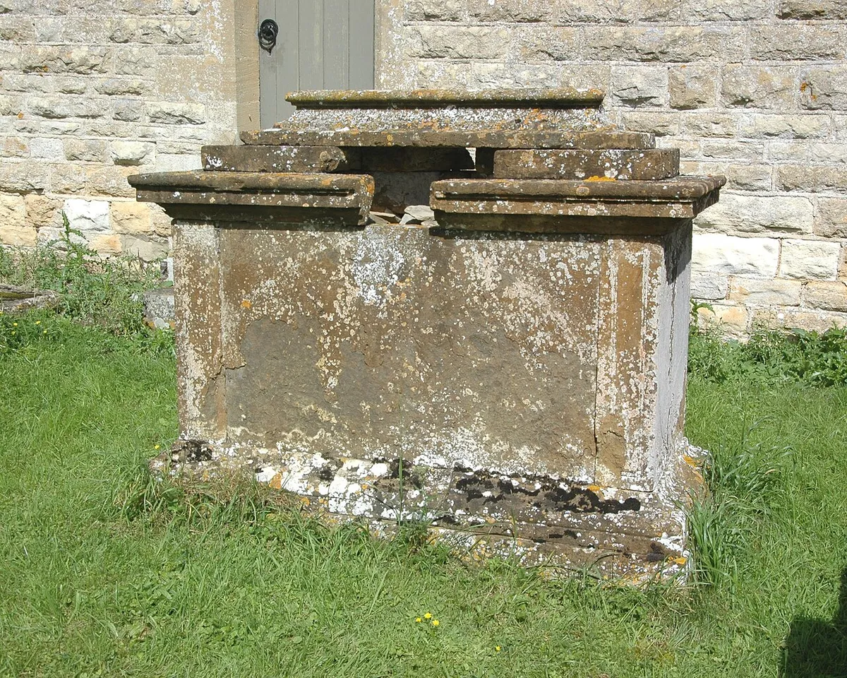Church of England chapel of St Mary, Shifford, Oxfordshire: late 18th- or early 19th-century chest tomb