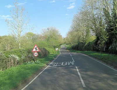 B4035 north of High Meadow Farm