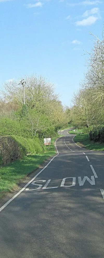 B4035 north of High Meadow Farm