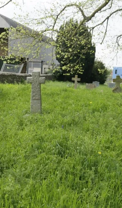 Churchyard by the wall