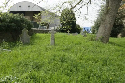 Churchyard by the wall