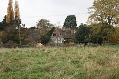 Buildings to the west of  Holdfast Manor