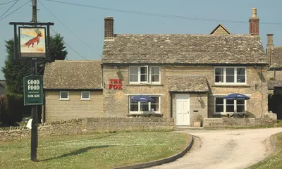 The Fox public house, Leafield, Oxfordshire, seen from east-southeast