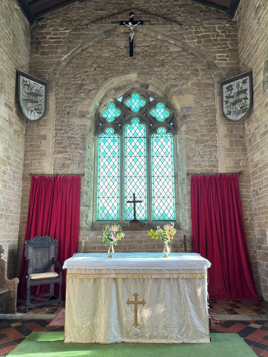 Altar and east window