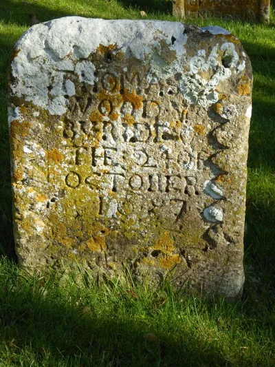 17th century gravestone