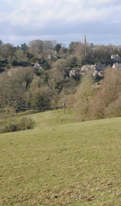 Bisley viewed from the south
