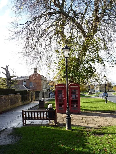A remnant of old England, The Green, Broadway