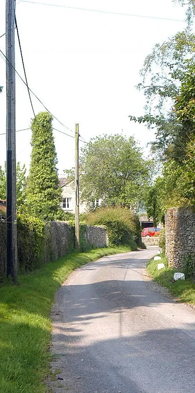 Church Lane, Sopworth, Wiltshire 2012