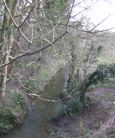 Bydemill Brook At Snell Bridge on the lane to Hannington.