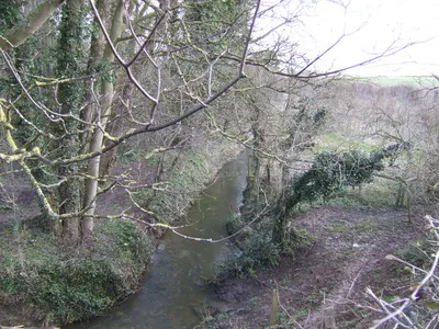 Bydemill Brook At Snell Bridge on the lane to Hannington.
