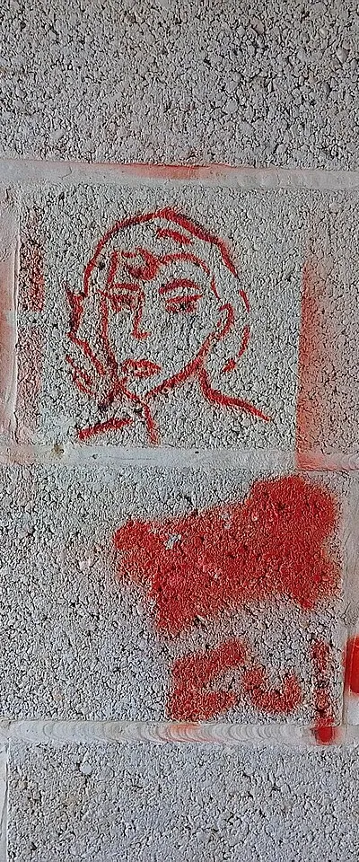 Bus shelter graffiti, Chaddleworth