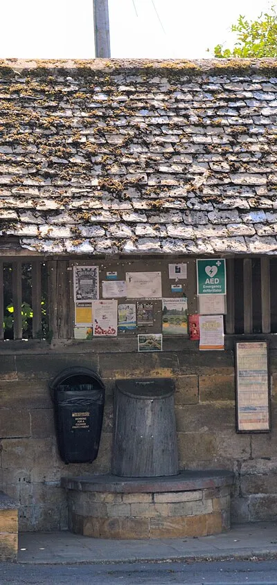 A bus shelter built before the first bus ....