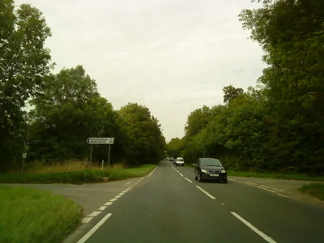 A junction on the Fosse Way