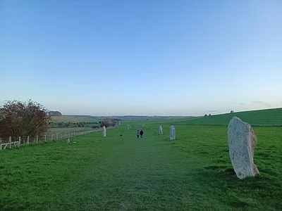 Avebury Neolithic standing stones and henge, Wiltshire, England. Scheduled monument.