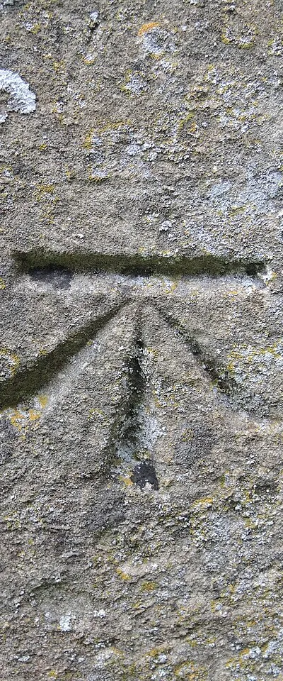 Benchmark on St Leonard's buttress