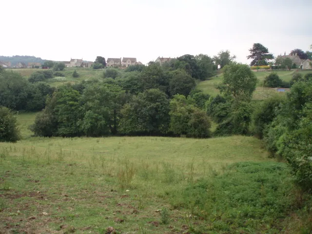 Across the valley. A view from near the top of Hollingham lane looking across the valley towards Nupend and the western edge of Horsley.