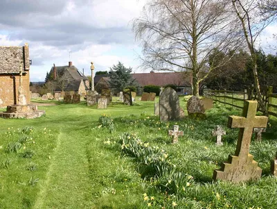 Churchyard, Parish Church of St Peter, Whatcote
