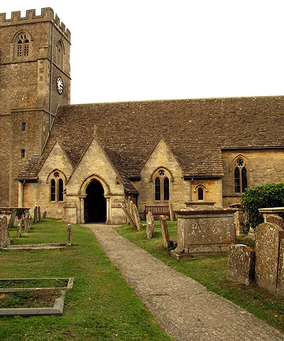 St Mary's at Hullavington. This square is mostly farmland but also contains the village of Hullavington. The church is in the southern half of the square.