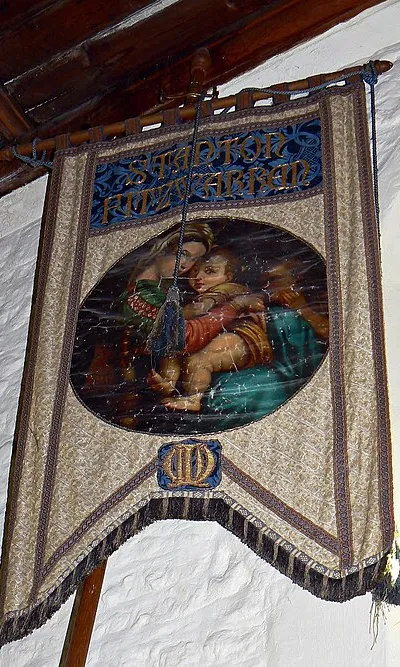 Banner, St Leonard’s Church, Stanton Fitzwarren