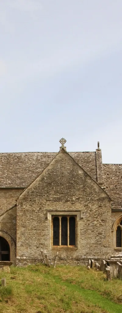 St Peter's parish church, Alvescot, Oxfordshire, seen from the south