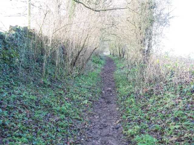 Bridleway to the tops Leaving Sevenhampton, the bridleway ascends this enclosed lane on its way to the bleak tops.
