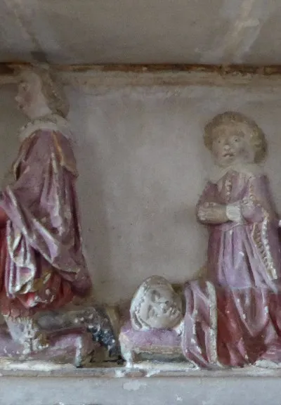 Detail on the Vaulx memorial