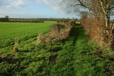 Bridleway at Elmstone Hardwicke Bridleway to Piffs Elm from Elmstone Hardwicke. The constant roar of traffic on the nearby M5 spoilts the walk along this right of way.