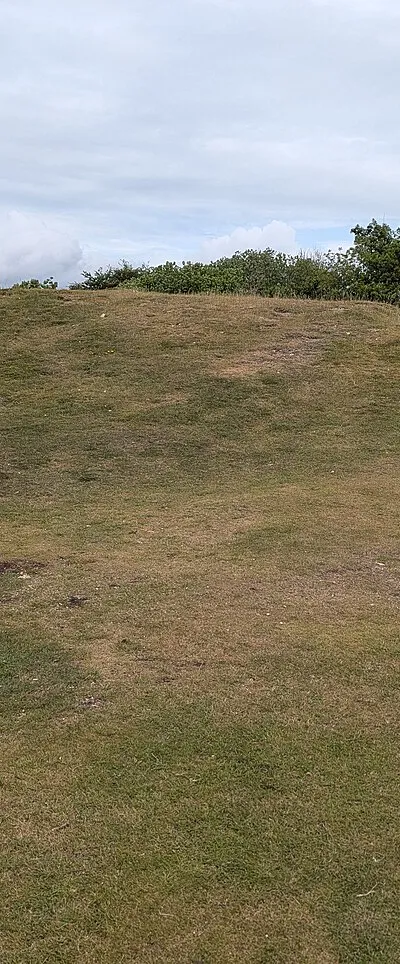 Archaeology information sign on Crickley Hill
