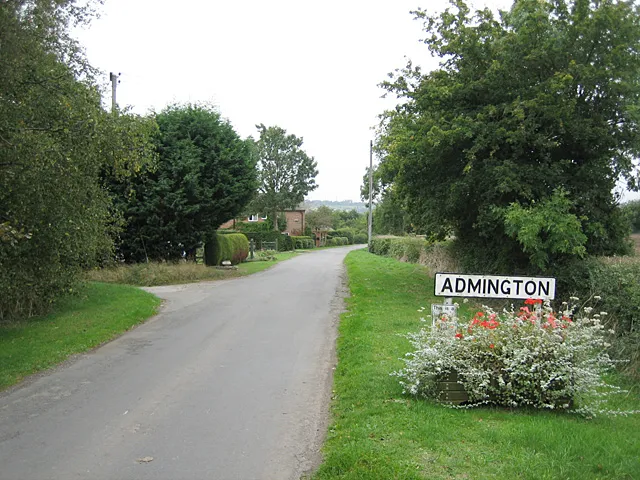 The main street of Admington in Warwickshire