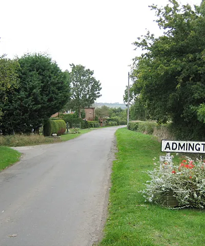 The main street of Admington in Warwickshire