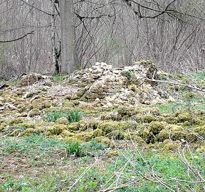 Roman Villa remains in Spoonley Wood