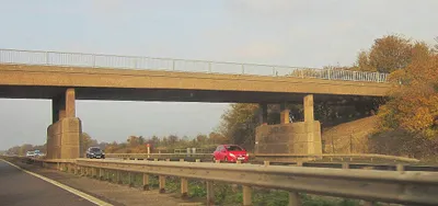 Bridge across M5 near Fiddington
