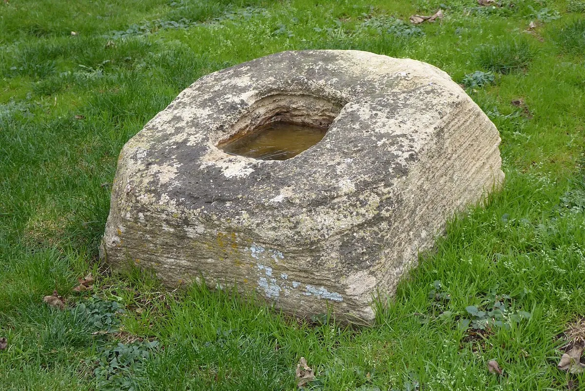 Base of a former churchyard cross