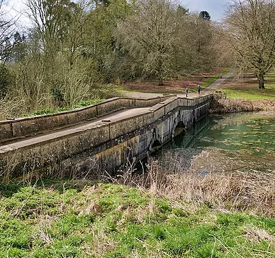 Bridge across the Lake at Heythrop Park