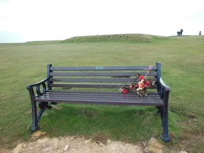 A seat with a view, but we don't have time to sit today