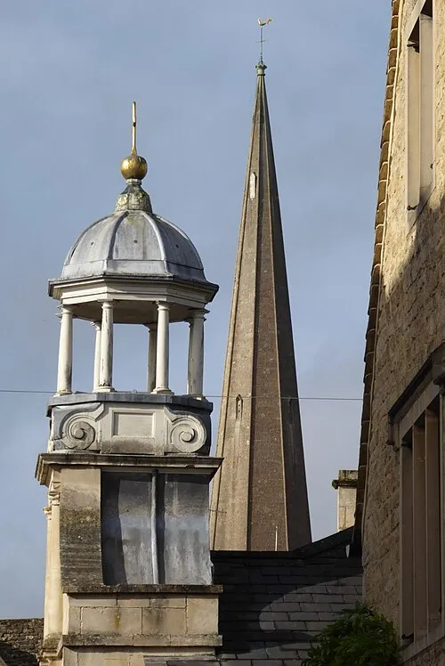 A cupola and spire