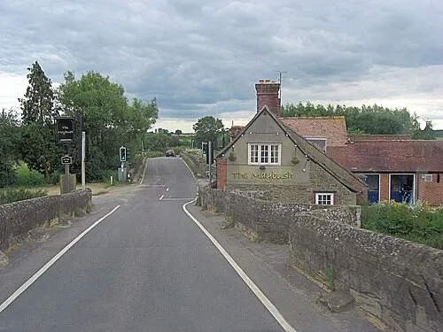 A415 passes The Maybush