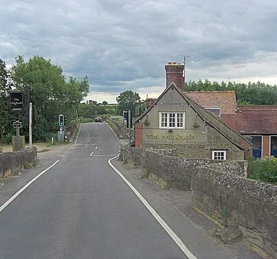 A415 passes The Maybush