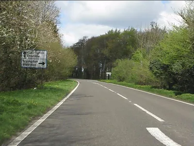 A44 at the B4027 junction