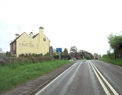 B4084 passes The New Inn