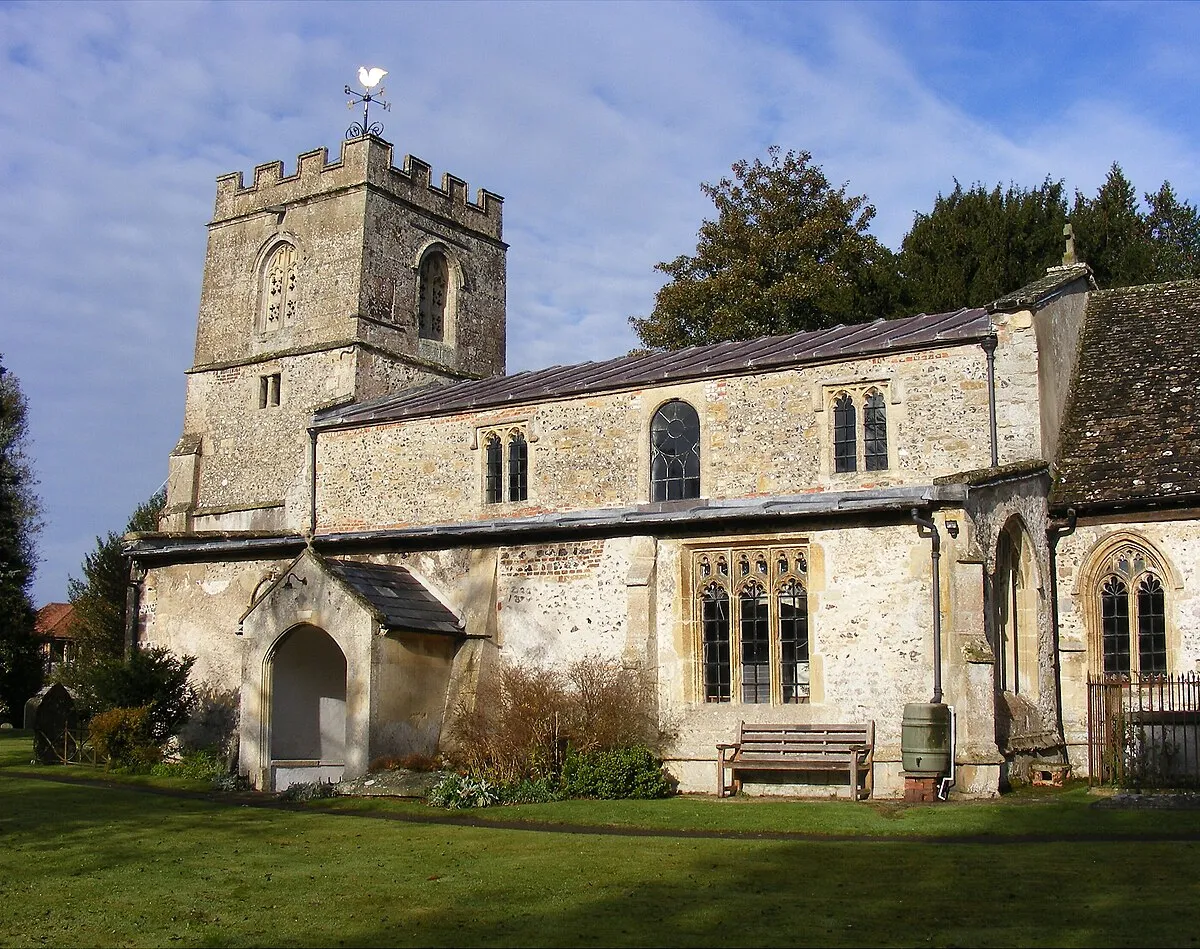 View of church from the south