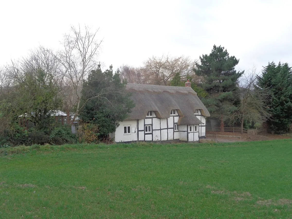 A thatched cottage, The Lane, Bricklehampton