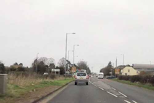 A346 approaching Chiseldon