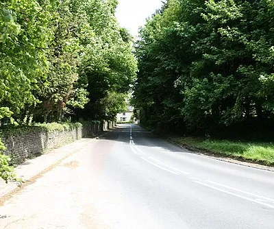 A361 through Shipton Under Wychwood Straight stretch between 2 ninety degree bends.