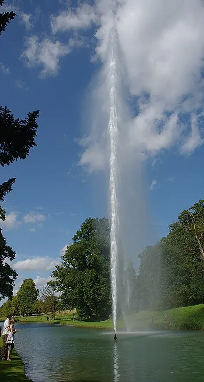 The Stanway Fountain in Gloucestershire.