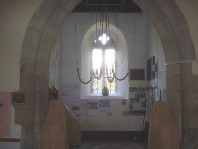 Ground stage of the bell tower at St Margaret's parish church, Corse, Gloucestershire
